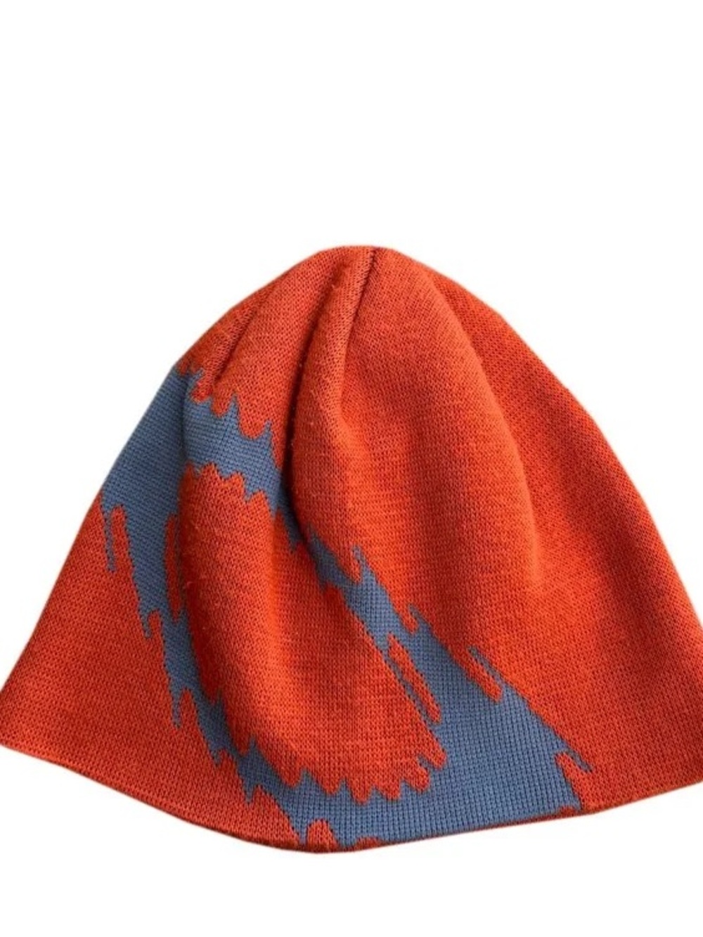 Vintage Oakley Static Orange / Grey Beanie